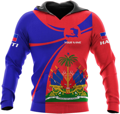AOVL Personalized Haiti Shirt Haitians Flag Pride Shirt Haiti Shirts for Men & Women Haitian Pride Tshirt Haitian Flag Shirt