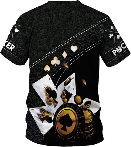 Royal Fight Personalized Poker Shirt 3D Funny Poker Shirt for Men Casino Poker Shirt Gifts Men Women Funny Poker Gift