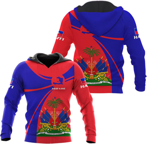 AOVL Personalized Haiti Shirt Haitians Flag Pride Shirt Haiti Shirts for Men & Women Haitian Pride Tshirt Haitian Flag Shirt