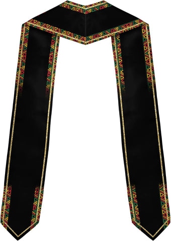 African American Graduation Sash, Graduation Stole Customize, African Graduation Sash, Graduation Stole Class of 2025