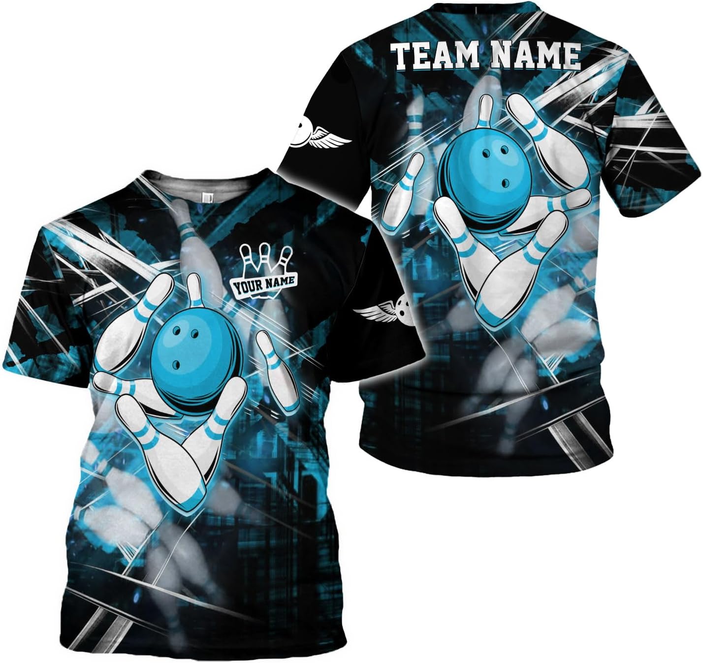 Mostprints Personalized Name Bowling Shirts for Men and Women 3D, Bowling Shirts for Team Bowling, Bowling Shirts Gift