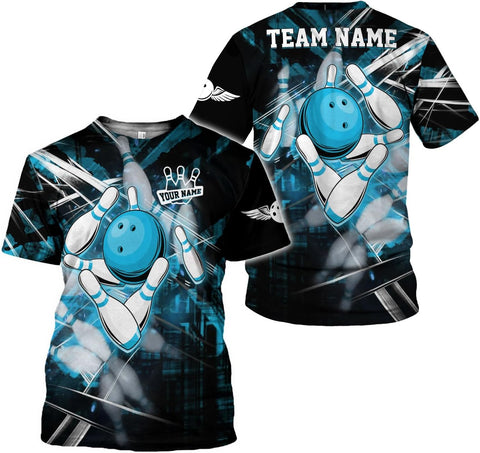 Mostprints Personalized Name Bowling Shirts for Men and Women 3D, Bowling Shirts for Team Bowling, Bowling Shirts Gift