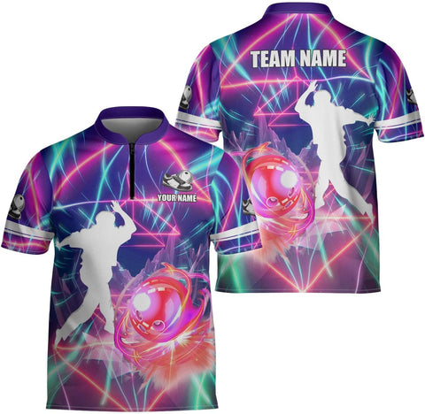 Ligthuy Personalized Bowling Jersey 3D, Bowling Shirts for Team, Bowling Shirt Unisex for Men Women, Bowling Shirts for Men 2