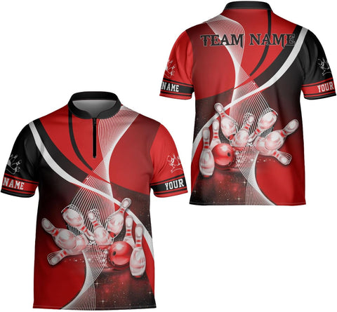 Ligthuy Personalized Bowling Jersey 3D, Bowling Shirts for Team, Bowling Shirt Unisex for Men Women, Bowling Shirts for Men