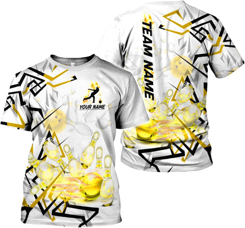 Rivelus Custom 3D Bowling Shirts Personalized for Men and Women - Unique Team Shirt & Gifts for Bowling Lovers