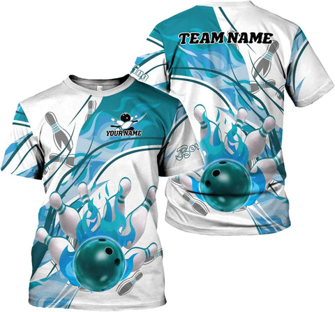 Rivelus Custom 3D Bowling Shirts Personalized for Men and Women - Unique Team Shirt & Gifts for Bowling Lovers