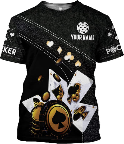 Royal Fight Personalized Poker Shirt 3D Funny Poker Shirt for Men Casino Poker Shirt Gifts Men Women Funny Poker Gift