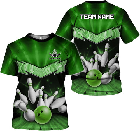 Custom Bowling Shirts, Personalized Name Bowling Shirts Unisex, Bowling Jerseys for Men & Women, Team Bowling Shirt Gift