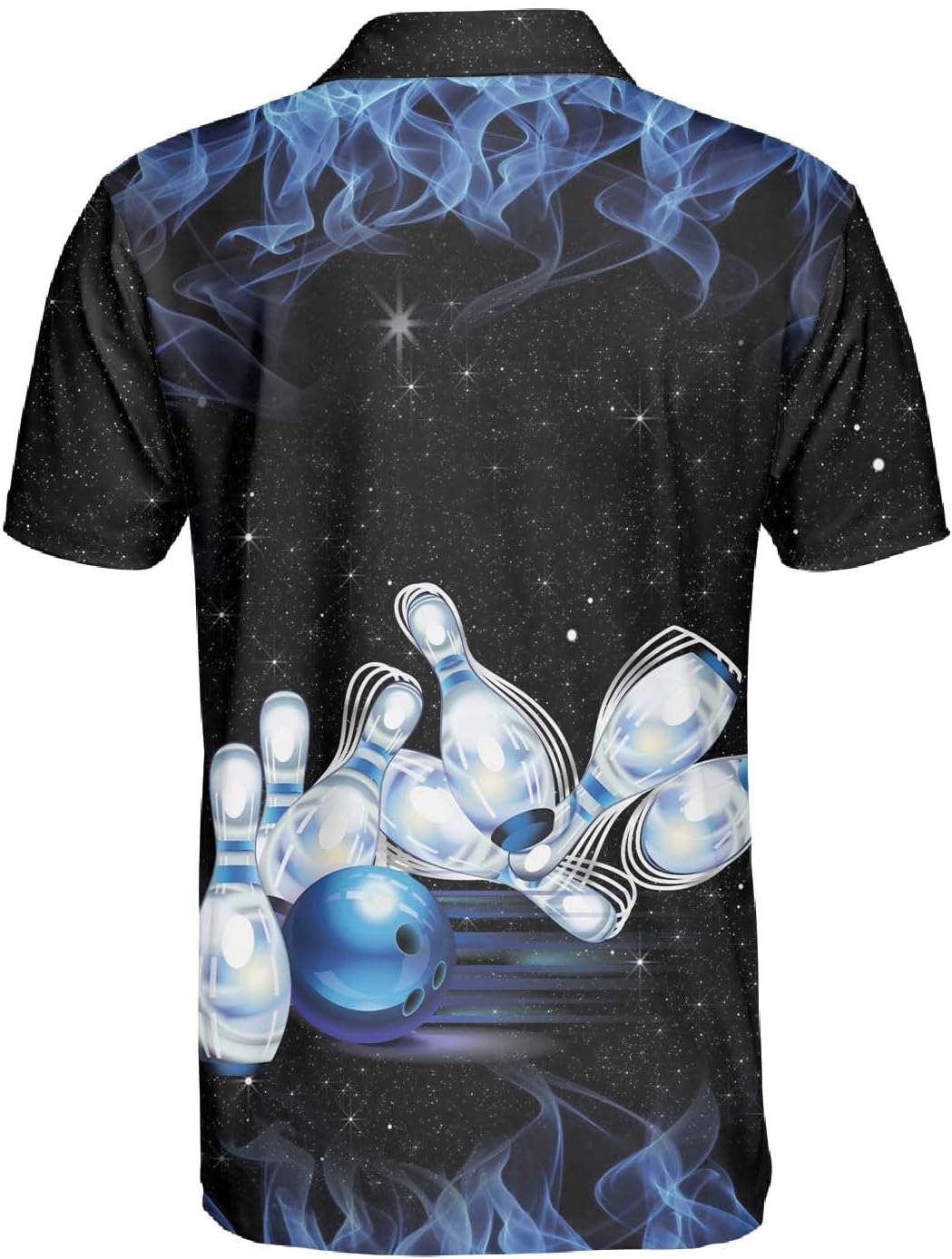 Custom 3D Bowling Polo Shirts for Men and Women Personalized Team Name Gift Unisex Customized Bowling Short Sleeve Polo Shirt