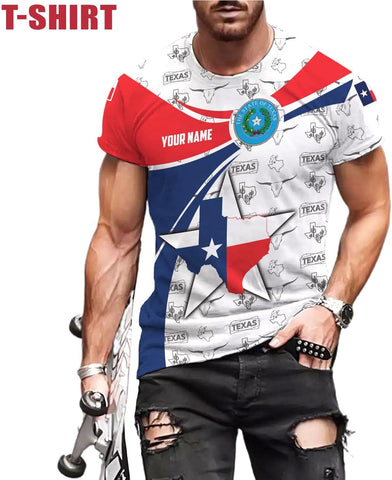 HomeDesign Personalized Name Texas Flag and Map Dont Mess with Texas Shirts 3D Unisex Shirt for Men Women Adult Size S-5XL
