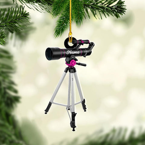 Royal Fight Custom Telescope Ornament Telescope Christmas Light Ornaments Loved Telescope Ornament Telescope Christmas Ornament 2024 Telescope Lovers Ornament Telescope Gift Xmas (TC1)
