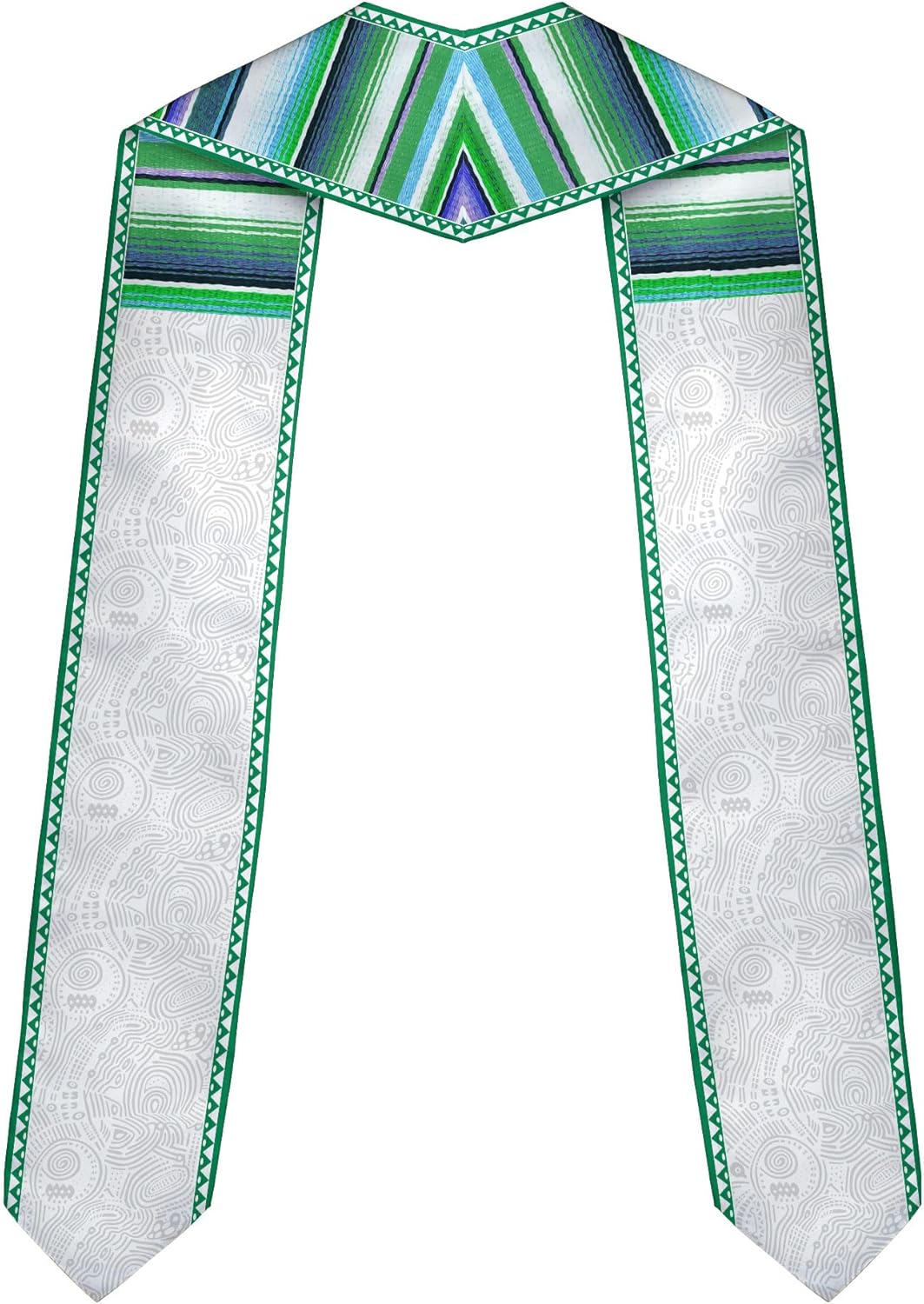 Pretyprints Custom Nigerian Graduation Sash, Nigeria Graduation Stole Customize, Nigerian American Flag Graduation Sash 2025