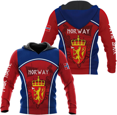 Riveprints Personalized Norway Shirts, Norway Flag Pride T-Shirt, Norwegian Shirt for Men, Norway Short Sleeves T-Shirt S-5XL