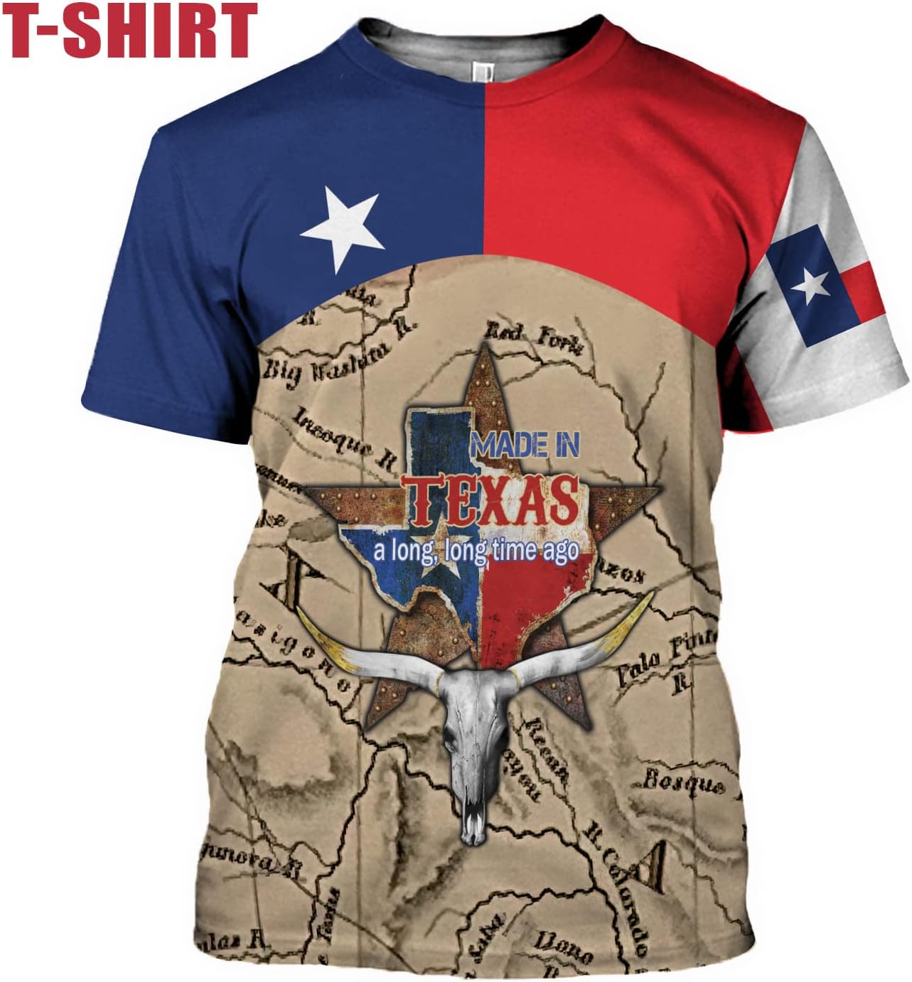 Mostprints Personalized Name Texas Flag and Map Dont Mess with Texas Shirts 3D Unisex Shirt for Men Women Adult Size S-5XL