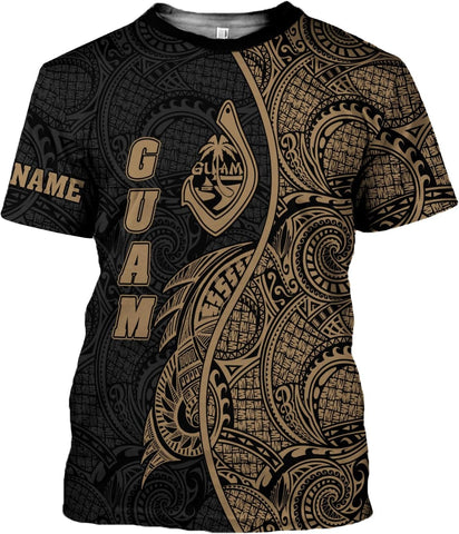 MoonArt Personalized Guam Shirt - Guahan Pride Tshirt for Men & Women - Guam Gifts Tee