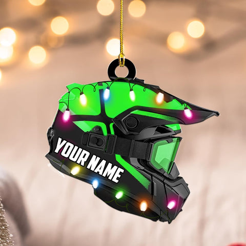 RoyalBro Personalized Snowmobile Ornament Snowmobile Gear Shoes Christmas Ornament for Snowmobile Lovers, Snowmobile Christmas Ornament Gift for Snowmobile Lovers (Style 5)
