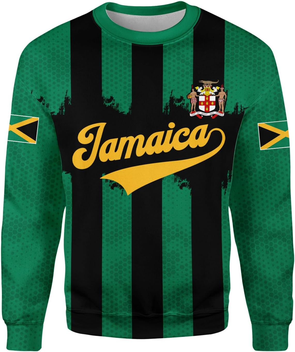 mostprints Personalized Jamaica Hoodie Camisa Jamaica Hoodies Jamaica Sweaters Shirts Men & Women Jamaican Pride Shirt Gifts