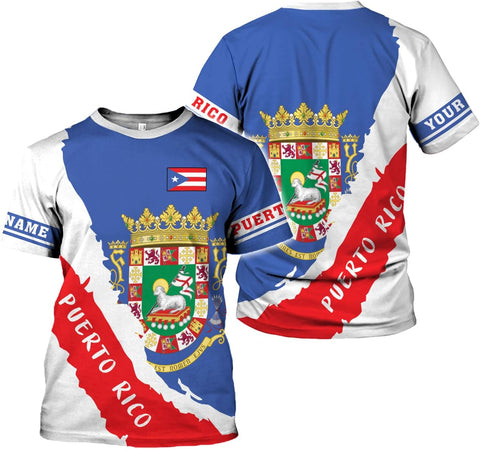 Mostefy Personalized Name Puerto Rico Shirt, Customized Puerto Rico Shirts for Men and Women, Puerto Rico Flag T-Shirt3