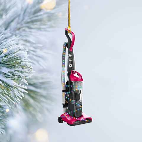 Royal Fight Custom Vacuum Cleaner Christmas Ornament Automated Pool Cleaner Ornament Robot Cleaner Ornament Xmas Gift for Housewife Housekeeper Robotics Cleaner Ornament (VC13)