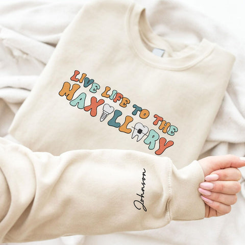 Custom Dental Sweatshirt, Dental Sweatshirts for Women, Dental Hygienist Assistant Sweatshirt, Dental Student Shirts Hoodies