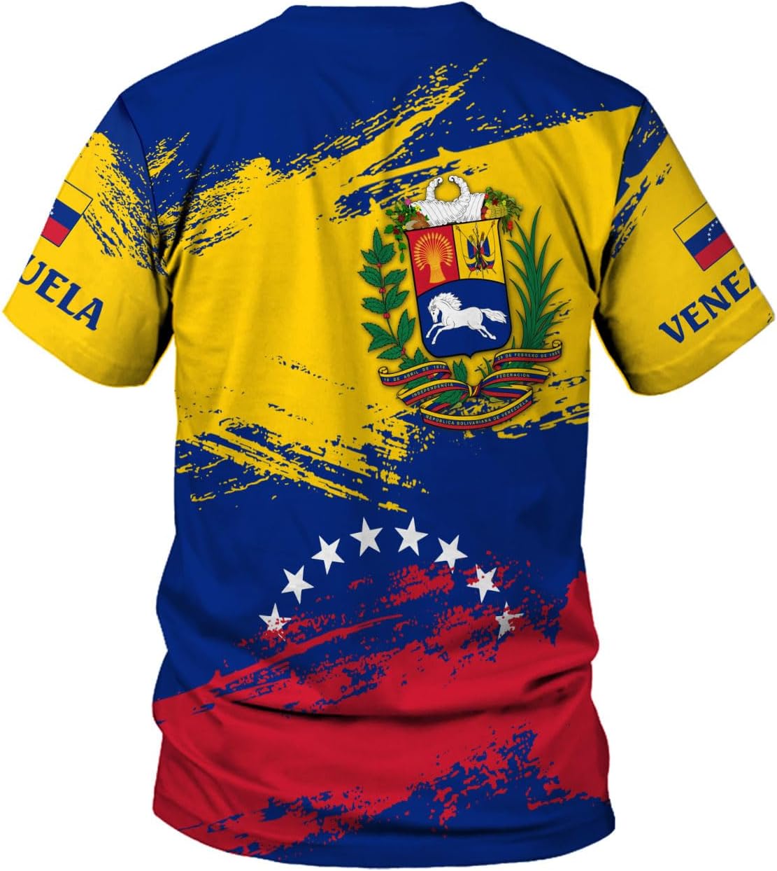 Royal Fight Personalized Coat of Arms Shirt with Venezuela Flag - Pride Shirts for Men & Women
