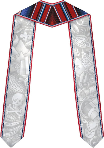 Pretyprints Custom Dominican Sash Graduation, Dominicans Flag Graduation Sash 2025, Dominican Republic Graduation Stole