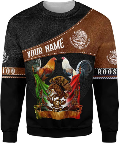 Personalized Name Mexican Shirts for Men, Customized Rooster Mexico Shirts for Men, Mexico Shirts for women, Mexico Shirt Eagle Flag Mexican Eagle Unisex Shirt, Mexico Soccer shirt men TS60