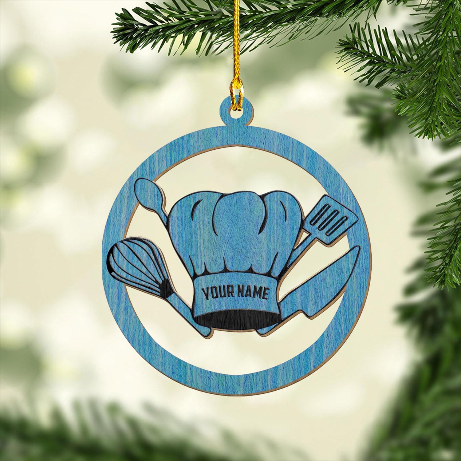Personalized Baking Mixer Ornament, Baker Ornament for Christmas 2023, Baking Ornaments for Christmas Tree, Chef Christmas Ornament Tree Hanging Ornament Pine Decorations (Baker 15)