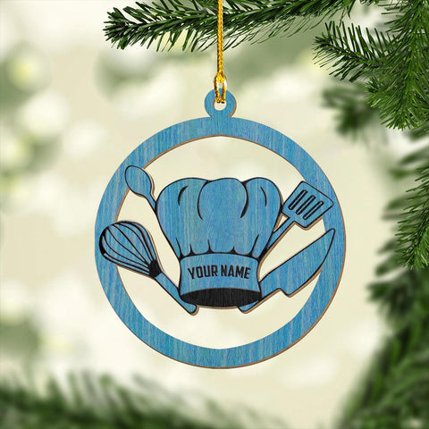 Personalized Baking Mixer Ornament, Baker Ornament for Christmas 2023, Baking Ornaments for Christmas Tree, Chef Christmas Ornament Tree Hanging Ornament Pine Decorations (Baker 15)
