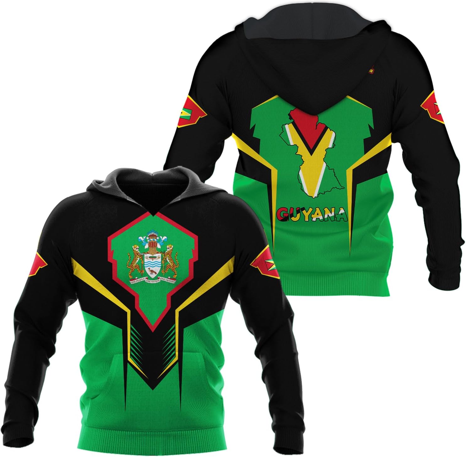 Parvii Personalized Guyana Shirts, Guyana Pride Tshirt, Guyanese Guyana Flag Shirt, Guyana Shirt for Men & Women, Guyana Gift