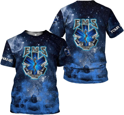 Personalized Emergency Medical Technician EMT T shirt 3D, custom name shirts EMS Tshirts 3D Unisex 3D All Over Printed Sportwear, T Shirt for Men Women Adult Full Size S-5XL TS45 Multicolor