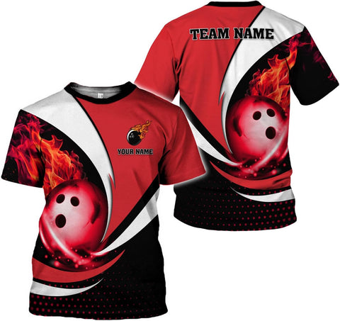 Rivelus Custom 3D Bowling Shirts Personalized for Men and Women - Unique Team Shirt & Gifts for Bowling Lovers