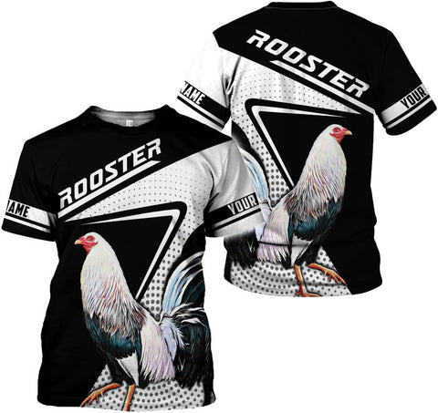 Mostefy Personalized Name Rooster Hoodie 3D, Gallos De Pelea, Chicken Sweatshirt, Chicken Hoodie for Men and Women S-5XL