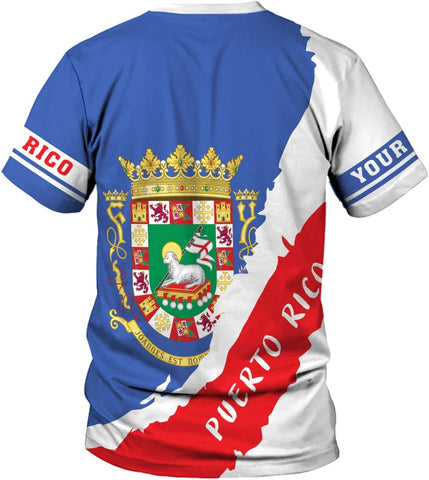 Mostefy Personalized Name Puerto Rico Shirt, Customized Puerto Rico Shirts for Men and Women, Puerto Rico Flag T-Shirt3