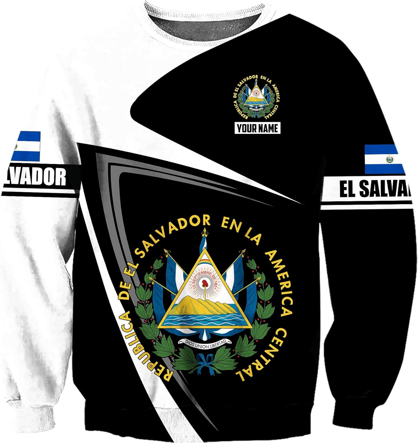 Personalized El Salvador Shirt Custom Camiseta de El Salvador Flag Shirt Men, Women Salvadorans Pride El Salvadoreña Tshirt