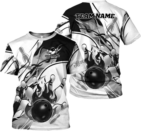 Rivelus Custom 3D Bowling Shirts Personalized for Men and Women - Unique Team Shirt & Gifts for Bowling Lovers