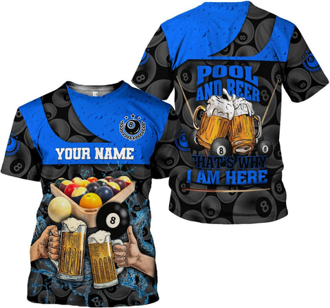 AOVL Personalized Billiard Shirts 3D Billiard Shirt Custom Billiard Flag Shirt Men's Pool Billiards Shirt 8 Ball Men Women
