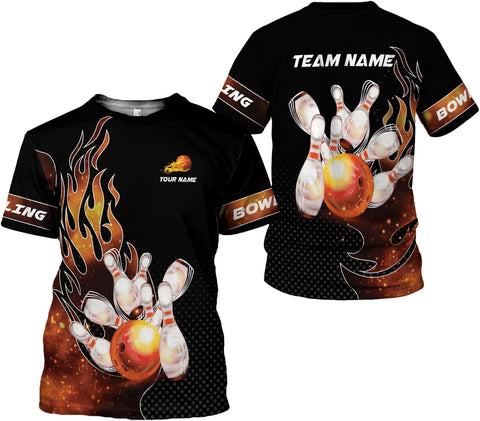 AOVL Custom Bowling Shirts for Men Bowling Shirts Bowling Shirts Unisex Bowling Jerseys for Men Custom Bowling Shirts for Men