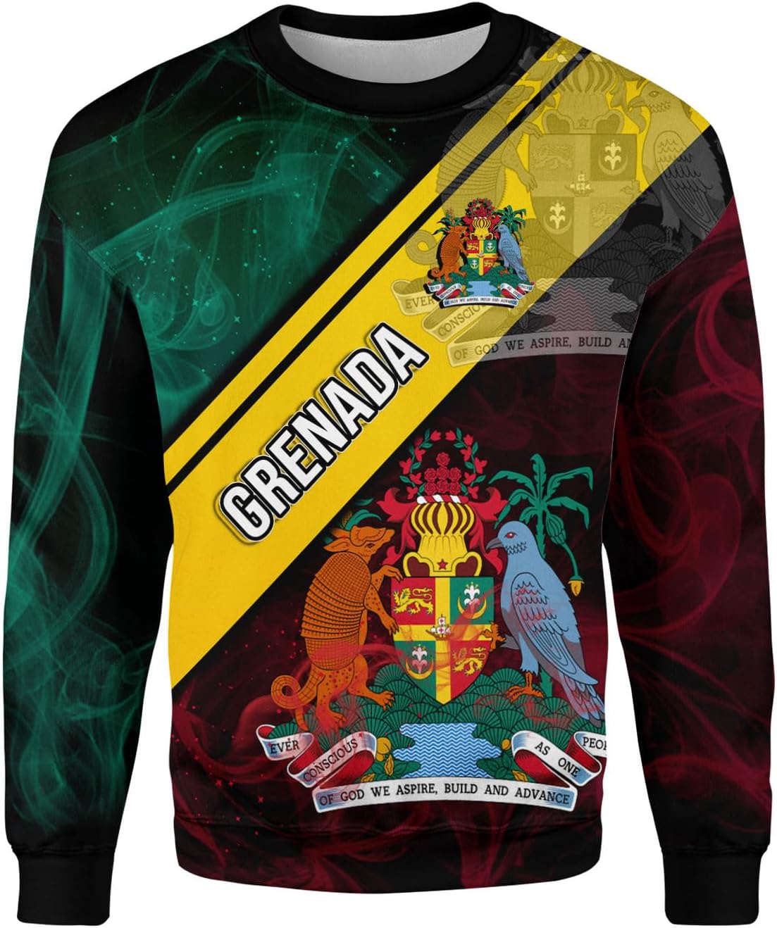 Personalized Name Grenada Shirts for Men, Grenada Shirts for Women, Proud Grenadan Shirts, Grenadian Flag Pride Shirt