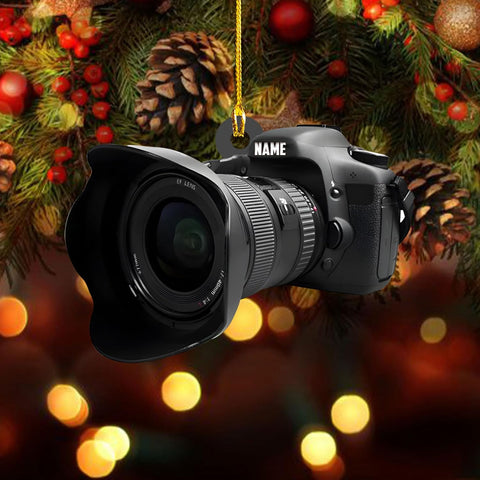 Podagree Personalized Camera Ornament Camera Xmas Ornament Gift 2023 Photography Christmas Ornaments ift for New Photographer Ornament Camera Gifts Camera Lover Gifts (CM4)