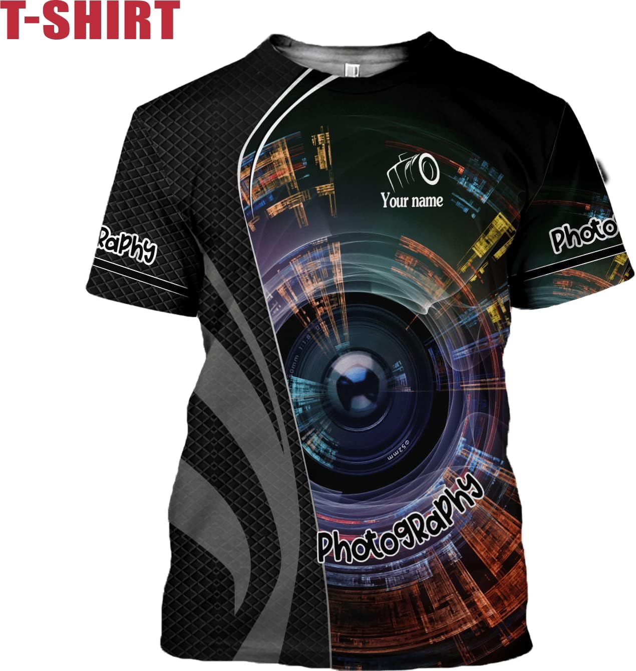 HomeDesign Personalized Photography Shirt Photographer Shirts Photographic Camera Tshirt Men & Women Photographer Gifts