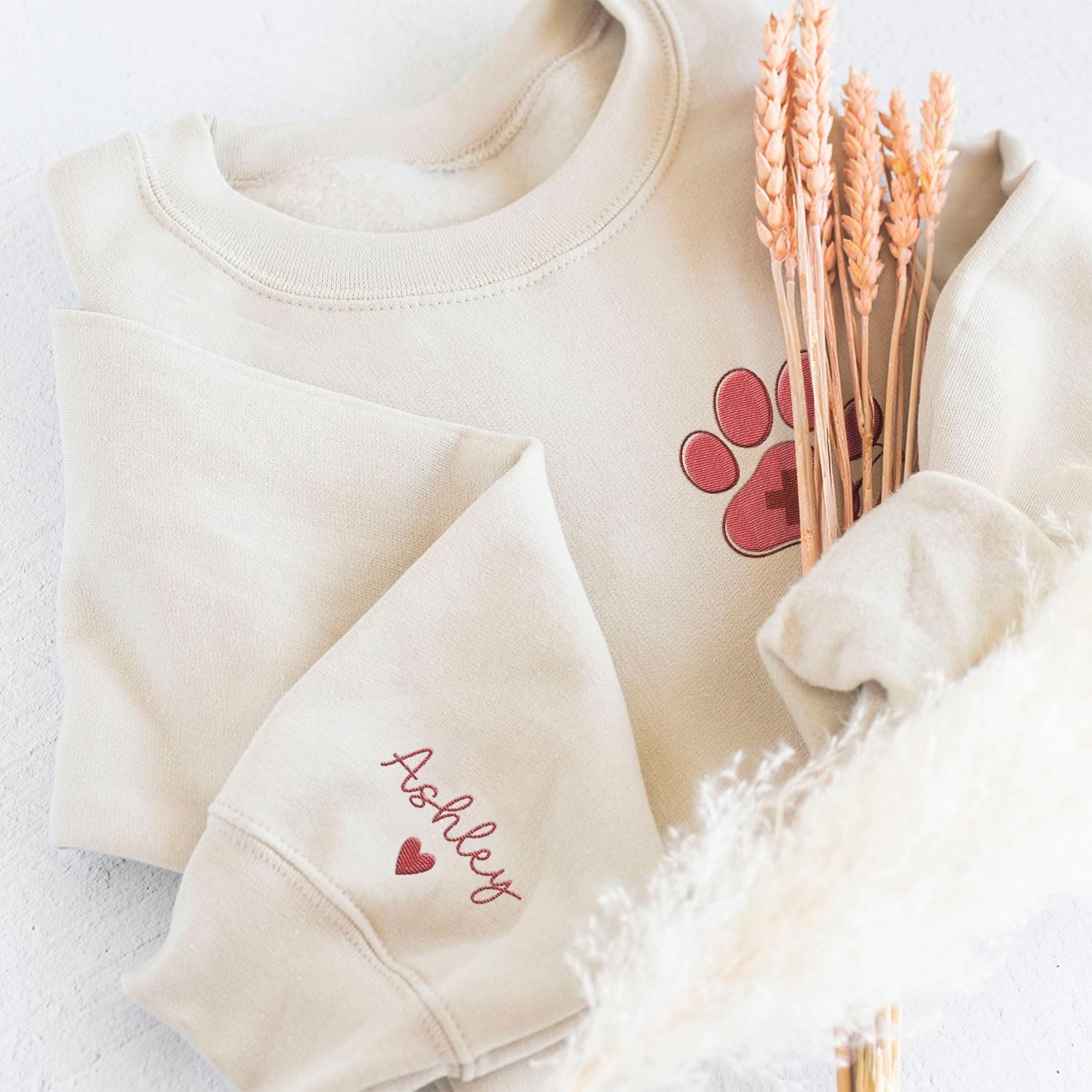 Leeprints Personalized Embroiderd Veterinary Medicine Sweatshirt - Vet Tech Sweater, Veterinarian Gift, Vet Med Staff Gifts