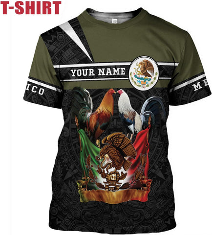 Personalized Name Mexican Shirts for Men, Customized Mexico Shirts for Men, Mexico Shirts for Women Mexico Shirt Eagle Flag