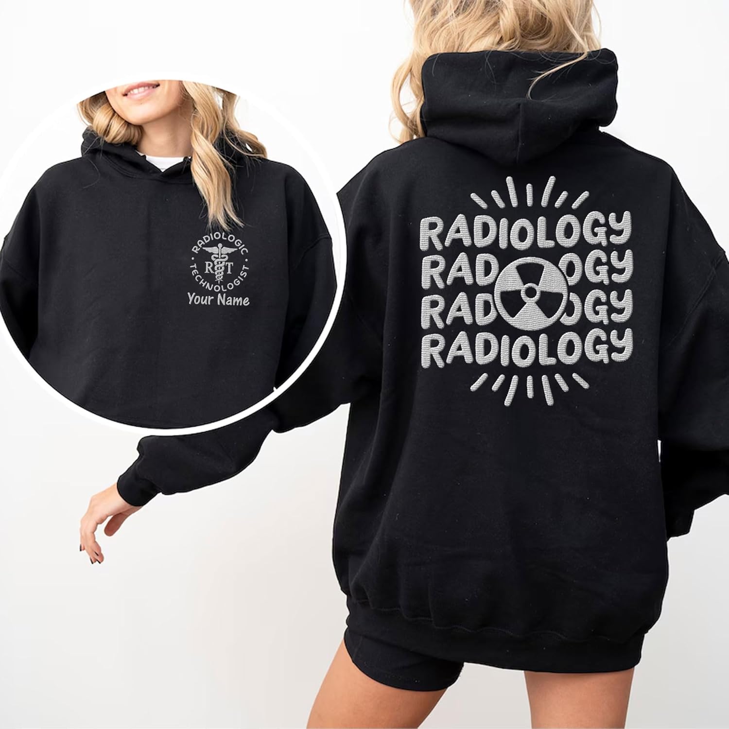 Leeprints Radiology Technician Sweatshirt, Personalized Xray Tech Shirt, Radiologic Technologist Gift, X-Ray Rad Tech Sweater