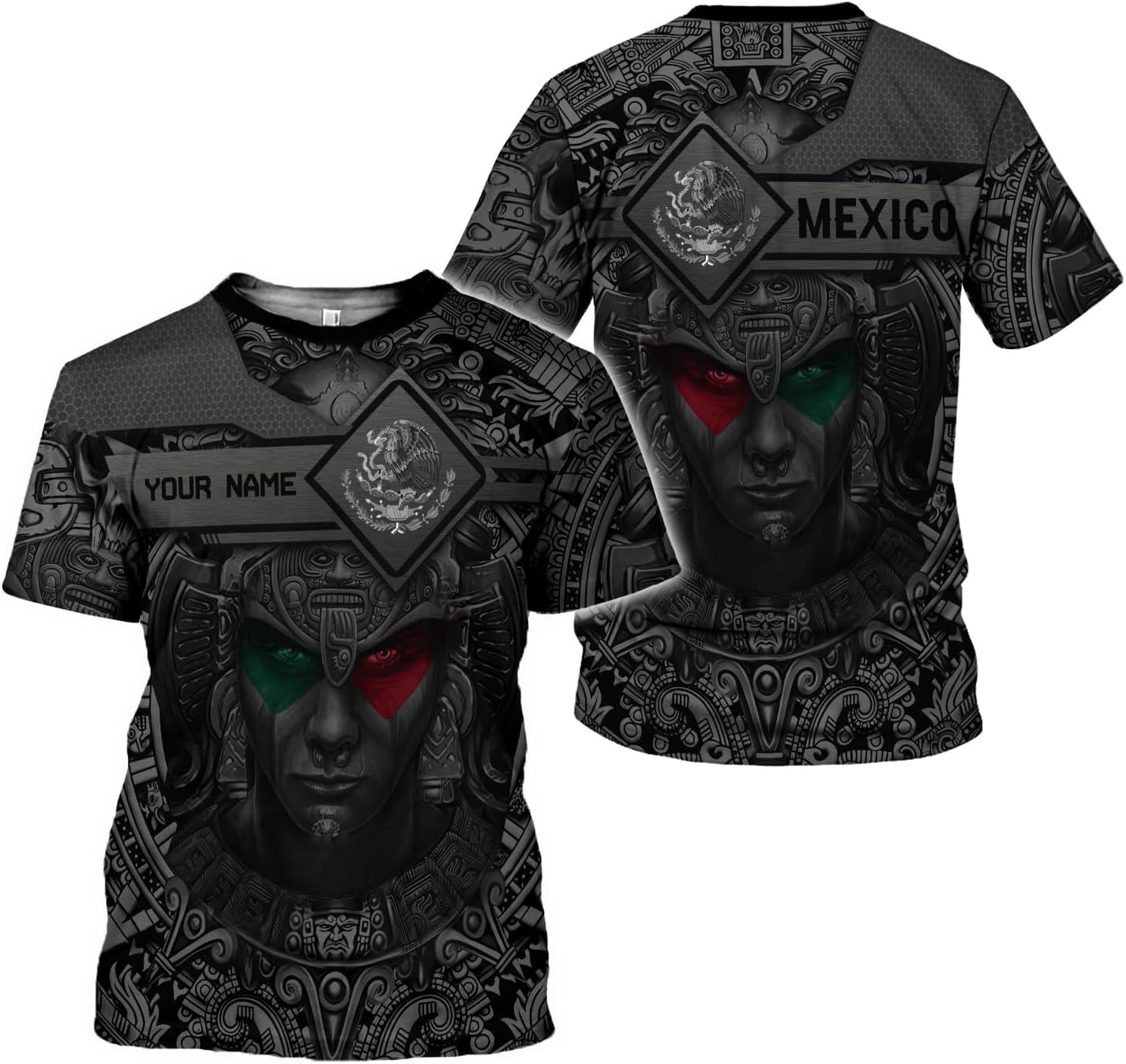 Mostprints Personalized Name Mexican Hoodie 3D, Mexican Hoodies for Men, Unisex Mexico Hoodie, Mexico Hoodies for Men