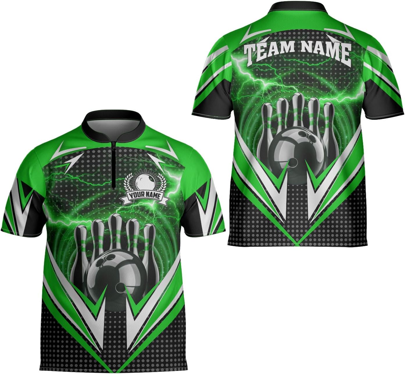 Ligthuy Personalized Bowling Jersey 3D, Bowling Shirts for Team, Bowling Shirt Unisex for Men Women, Bowling Shirts for Men