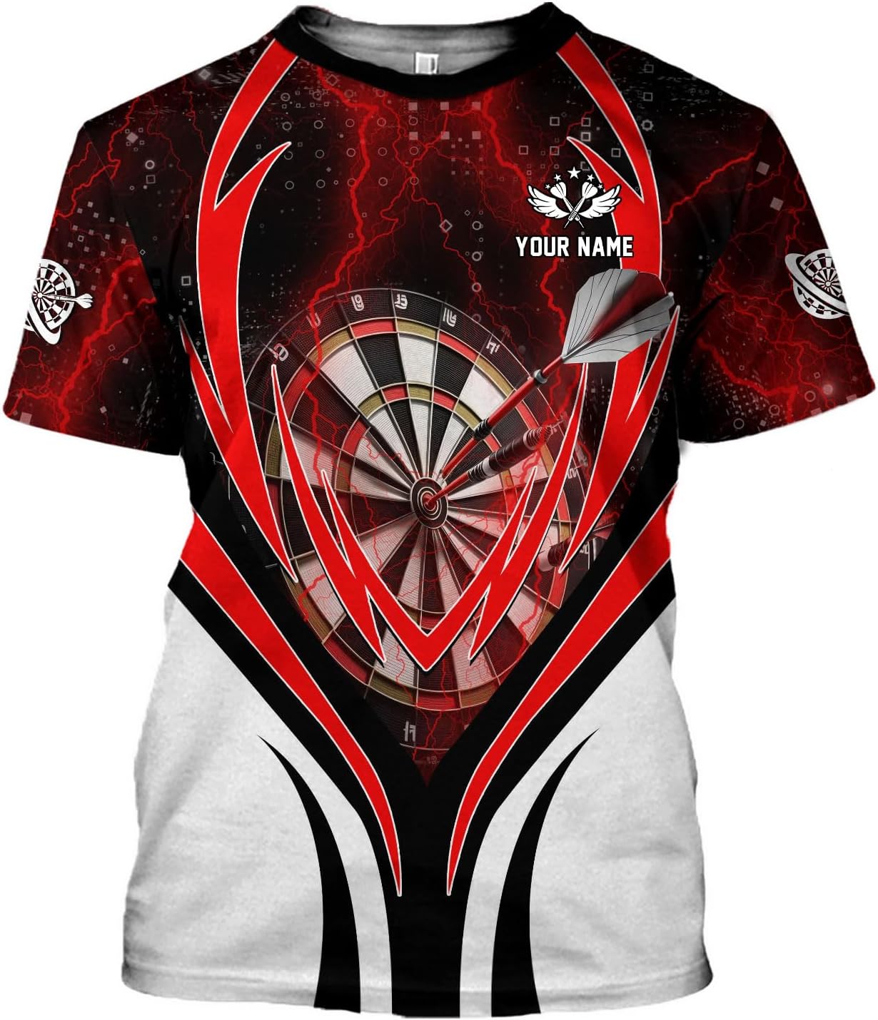 mostprints Personalized Dart Shirts, Darts Shirts for Men, Dart Jerseys for Teams, Dartboard Players Shirt Darts Board Gift