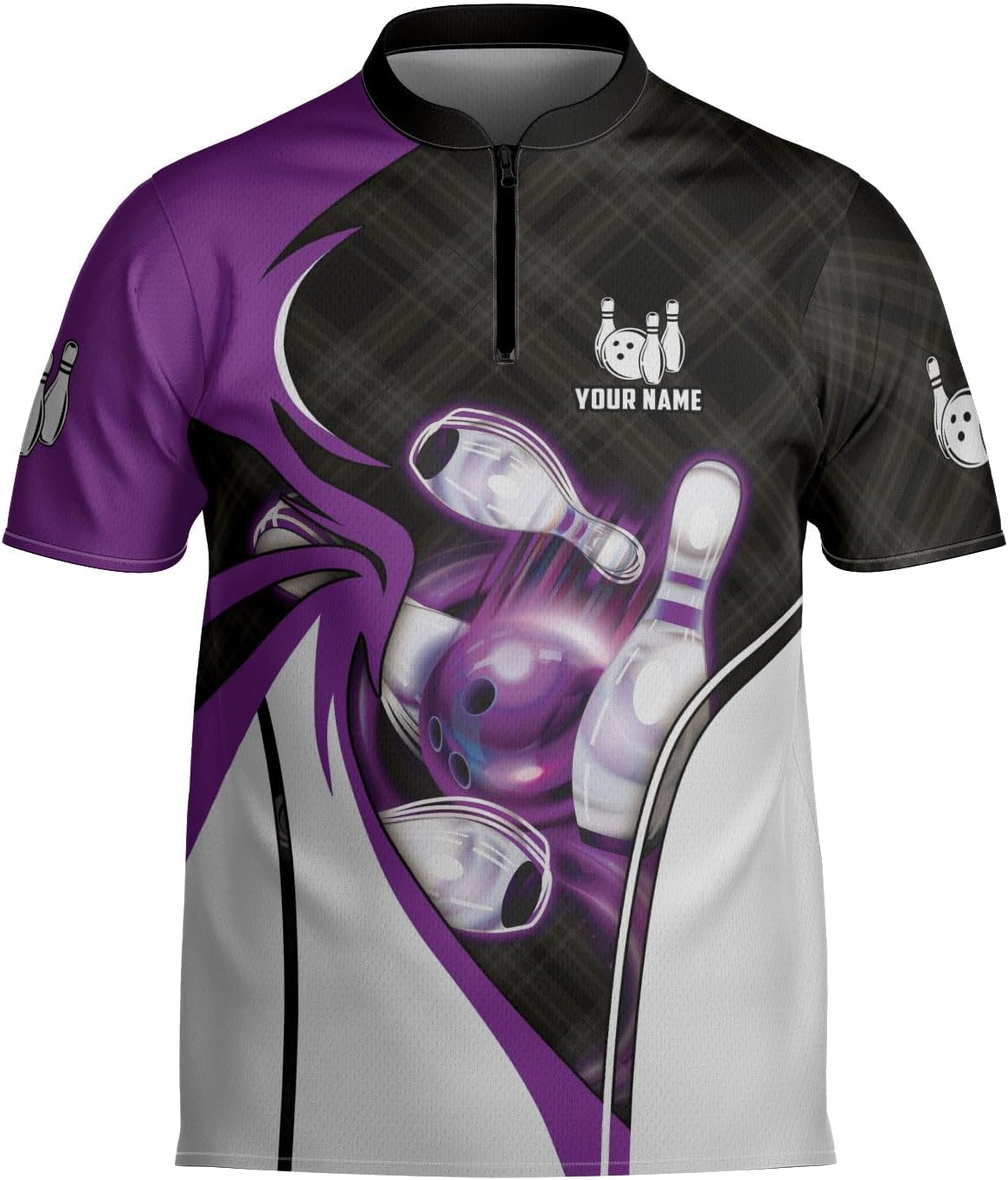 mostprints Personalized Bowling Jersey Gift 3D Custom Bowling Shirts for Team Name Bowl Bowler Shirt Unisex Cool Men Women