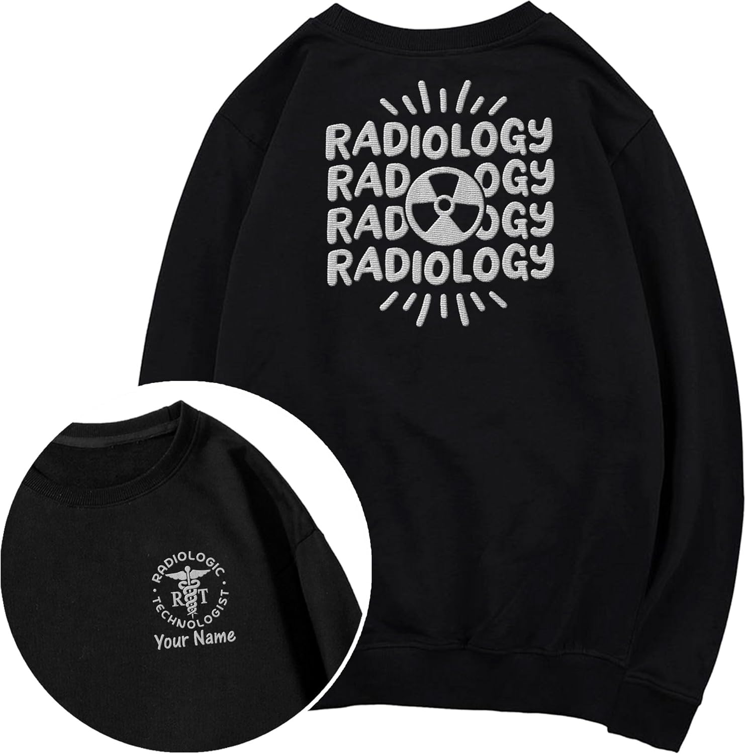 Leeprints Radiology Technician Sweatshirt, Personalized Xray Tech Shirt, Radiologic Technologist Gift, X-Ray Rad Tech Sweater