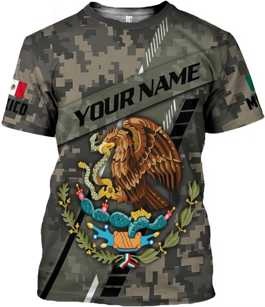 Mostefy Personalized Name Mexican Shirts for Men 3D, Customized Mexico Shirts for Men, Mexico Shirts for Women Mexico Shirt